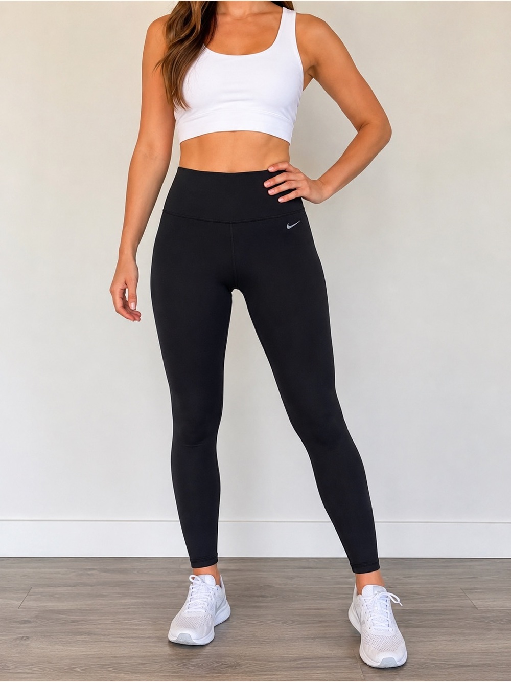 Nike Dri-FIT Black High Rise Leggings Women’s Large
